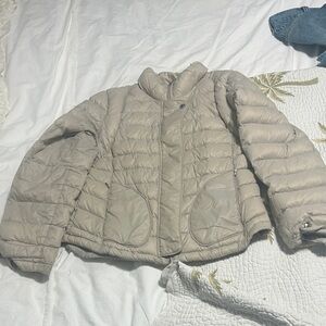 Calvin Klein Light Taupe Puffer Jacket